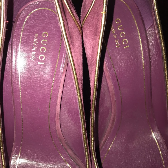 Gucci magenta platform pumps size 41 - Picture 6 of 6